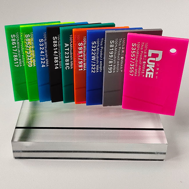 Niestandardowy kolorowy znak AD akrylowy Plexiglass Sheet 2mm 3mm 5mm