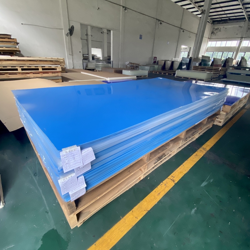 DUKE Brand Factory Wholesale Blue Color Cast Acrylic Sheet PMMA Perspex Plexiglass Do Reklamy