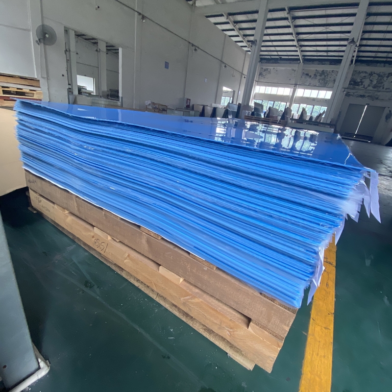 DUKE Brand Factory Wholesale Blue Color Cast Acrylic Sheet PMMA Perspex Plexiglass Do Reklamy