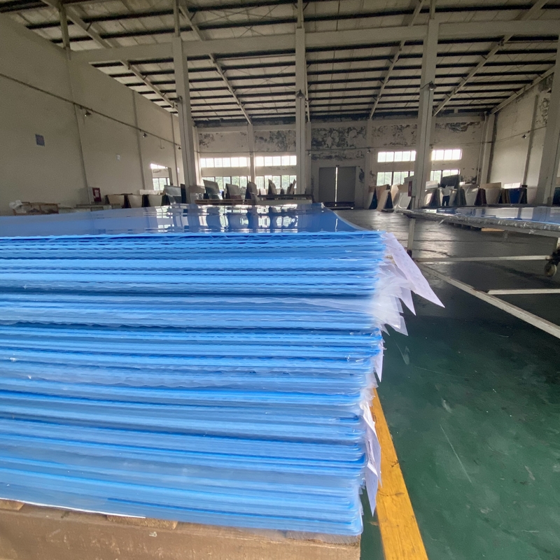 DUKE Brand Factory Wholesale Blue Color Cast Acrylic Sheet PMMA Perspex Plexiglass Do Reklamy