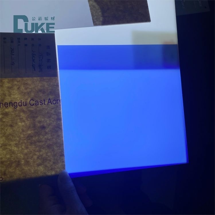 Duke Blue And White Day& Night Acrylic Sheet For Led Light Box Reklamowy wyświetlacz