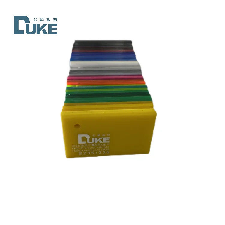 Duke 100% Virgin Mitsubishi Wypuszczona arkusz akrylowy na zamówienie Kolorowa wannia Arkusz z tworzyw sztucznych Konkurencyjna cena 12mm 5mm cięcie MMA