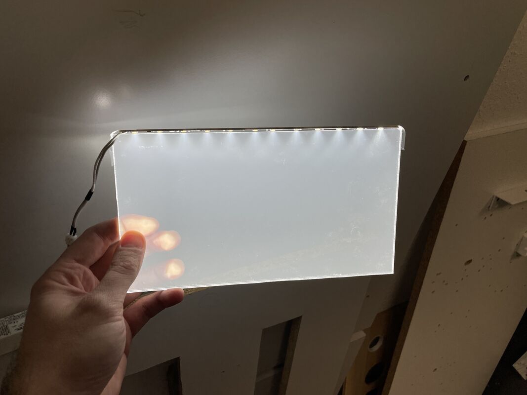 Nano LGP Sheet Edge Lit Przezroczysta akrylowa płytka światłowodowa zapewniająca równomierną przepuszczalność światła