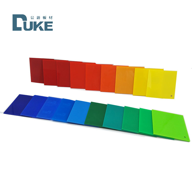 DUKE Kolorowe 4x8 Plexiglas Sign Arkusze akrylowe UV odporne