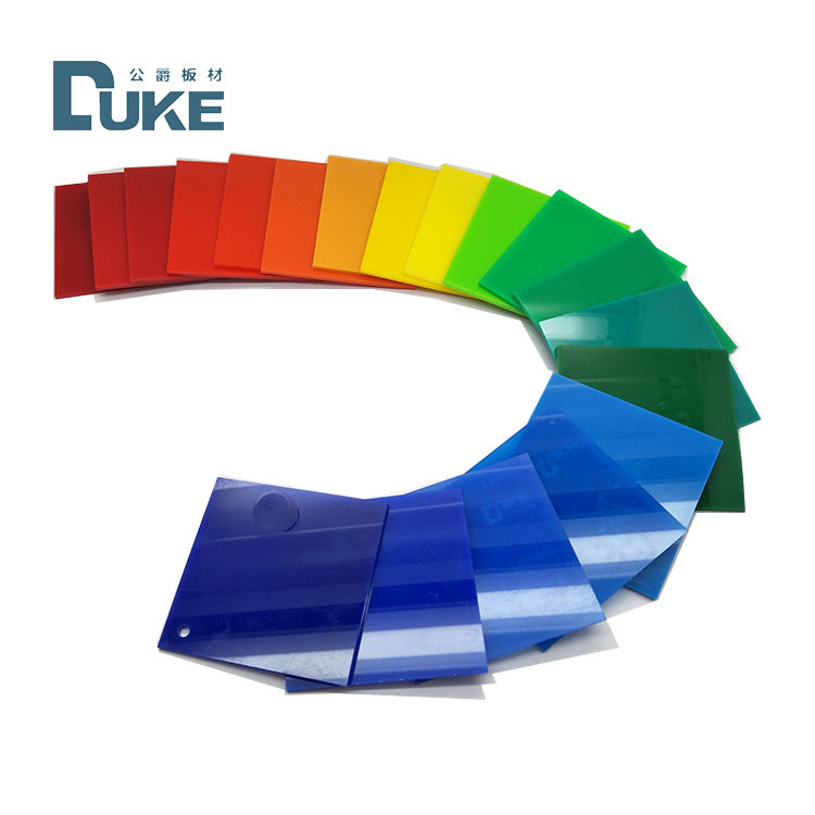 Duke Przekaźność światła 93% Perspex Kolorowe arkusze akrylowe do znaków świetlnych