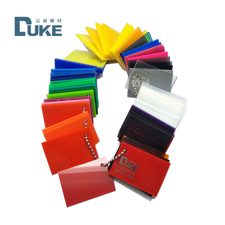 Duke Przekaźność światła 93% Perspex Kolorowe arkusze akrylowe do znaków świetlnych