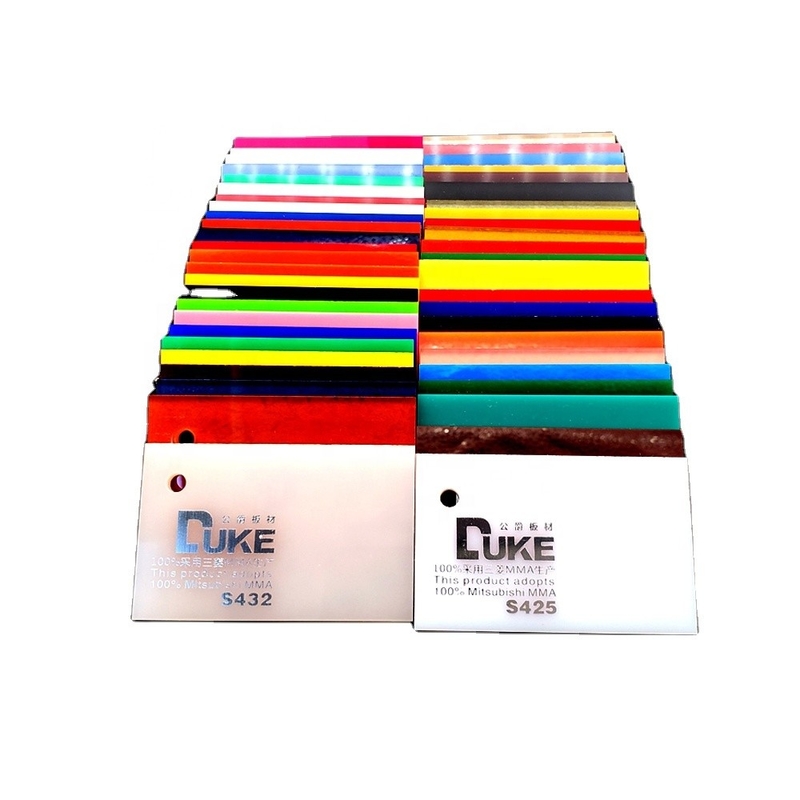 Duke Przekaźność światła 93% Perspex Kolorowe arkusze akrylowe do znaków świetlnych