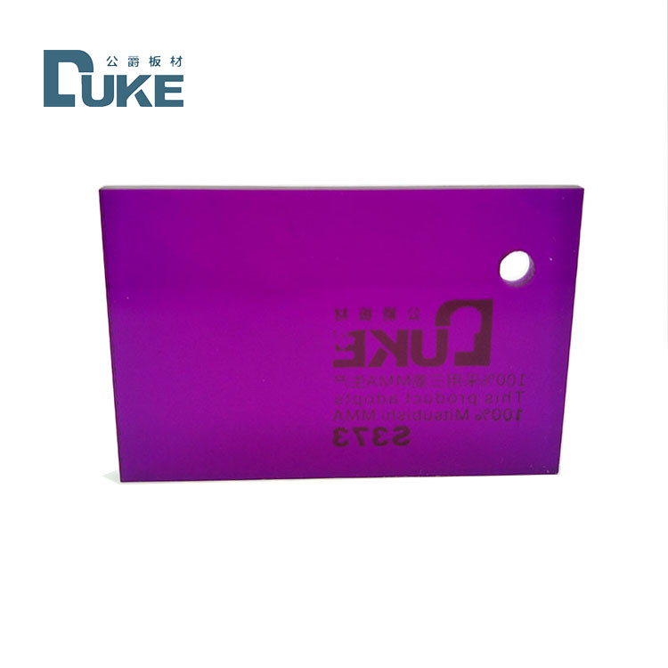 DUKE Rose Gold Acrylic Sheet For Sign Board 2 mm 2,5 mm 2,8 mm