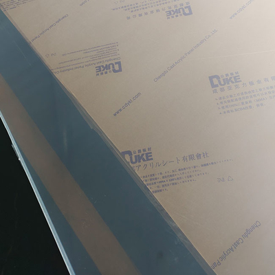 Laserowe cięcie przezroczystych płyt akrylowych PMMA odlewanych przezroczystych 3mm