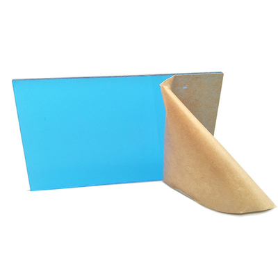 Niebieski 1220*2440 mm Przejrzysty, przejrzysty, anty-UV, akrylowy materiał sygnalizacyjny